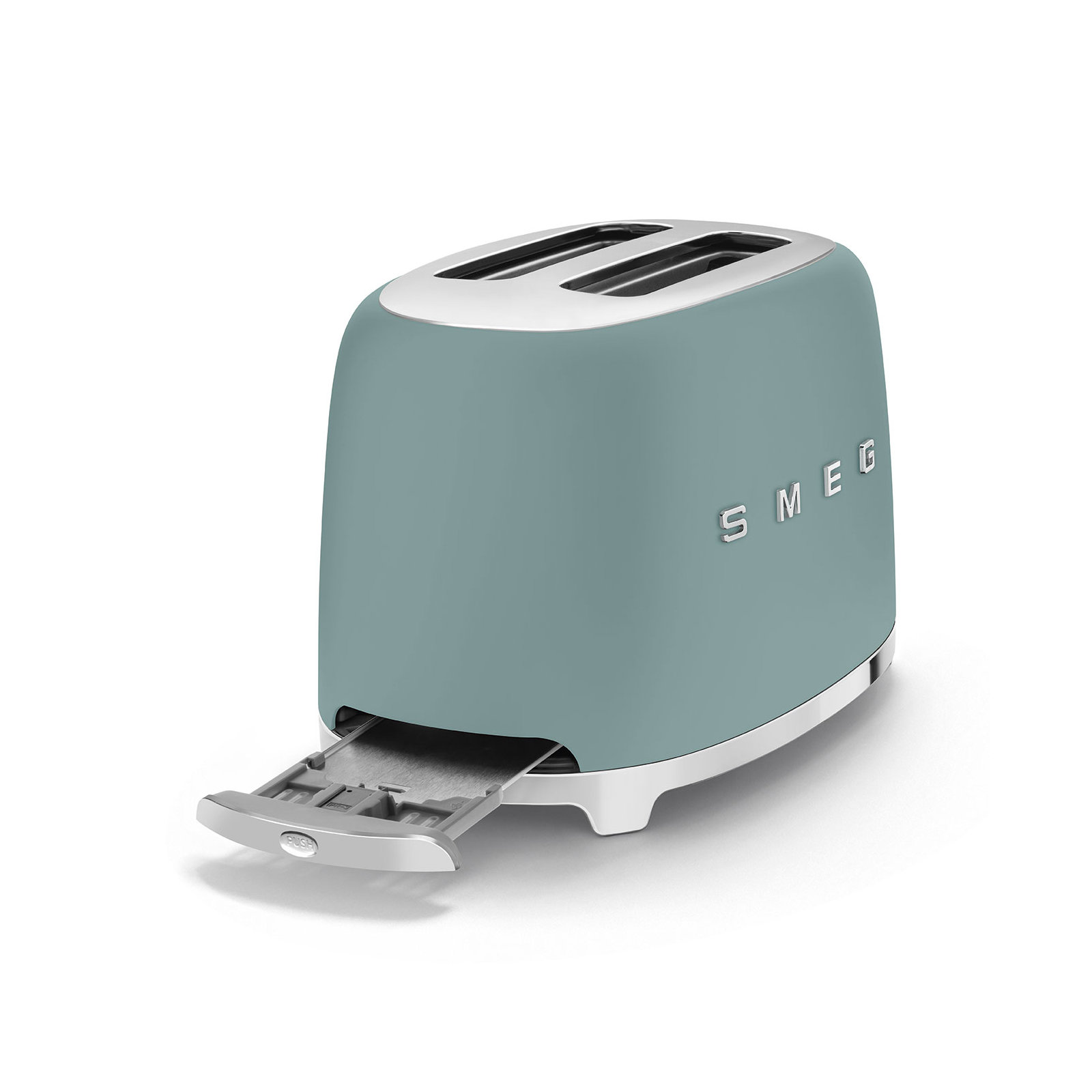 SMEG 50's Retro Style 2 Slice Toaster, Emerald Green