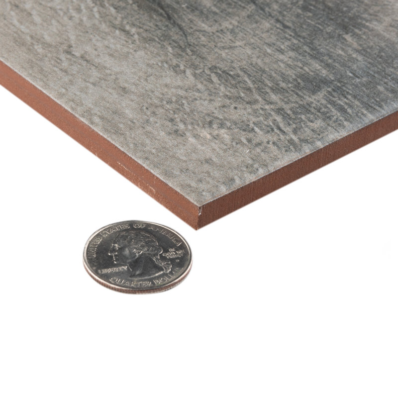 Ella Hill X 24 1/8 po Carreau de céramique pour plancher et mur, Gris