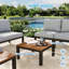 Table basse carrée pour patio