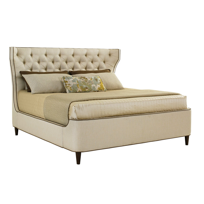 Lit plateforme tapissier MacArthur Park Mulholland, Grand