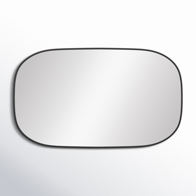 Sabine Metal Curved Oval Wall Mirror