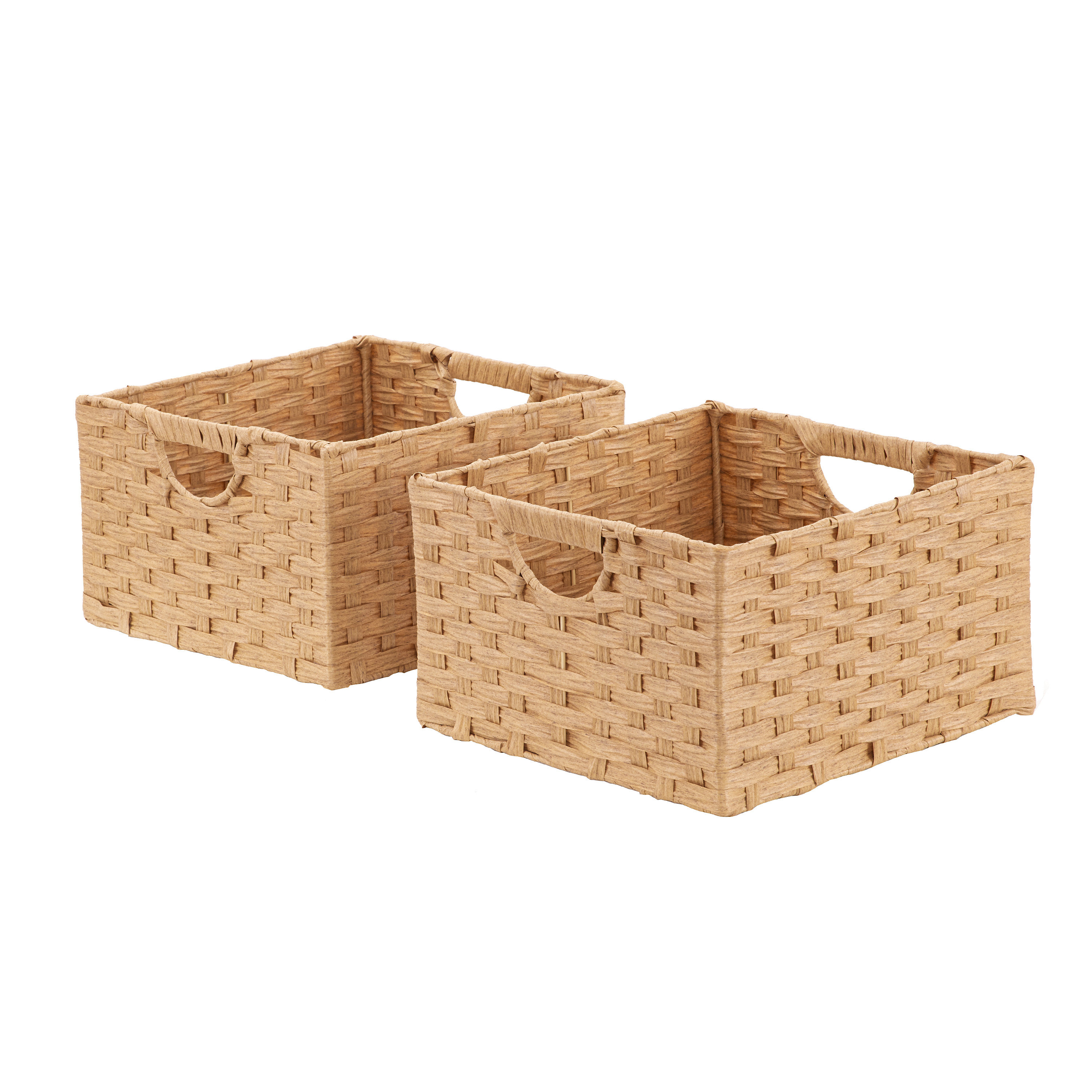 Modern Extra Large Decorative Plastic Storage Basket w/Lid, Gray