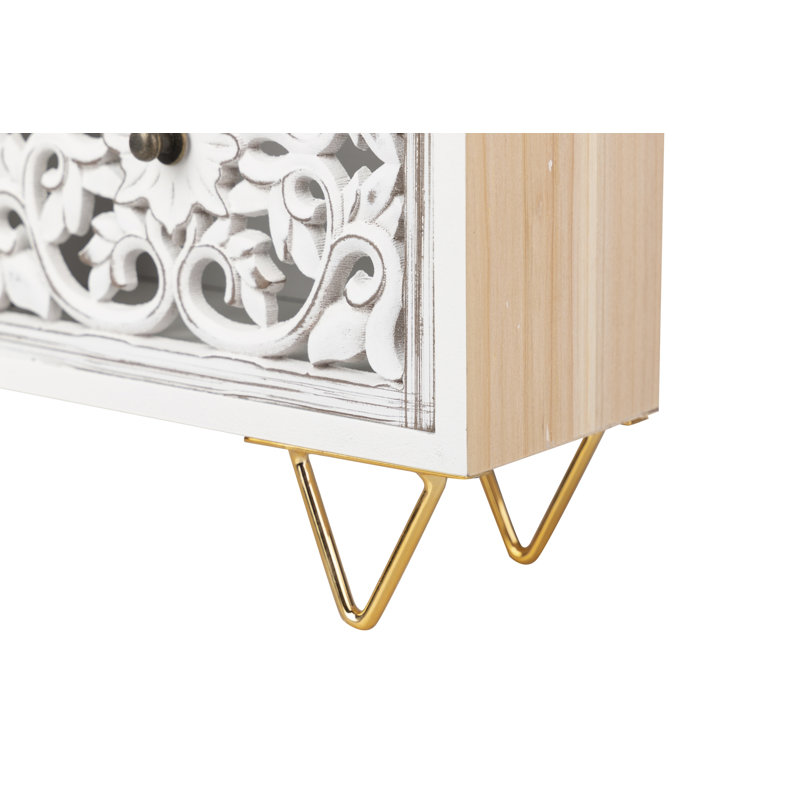 Wood Jewellery Box + Drawers