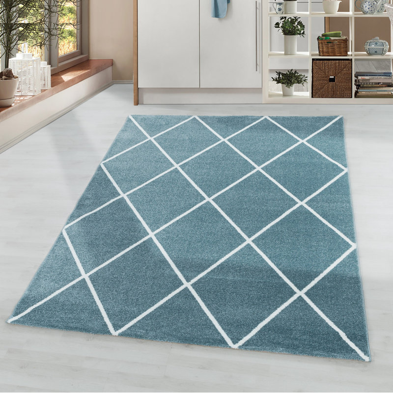 Eustache Solid Colour Flatweave Area Rug, Rectangle 200 x 290cm