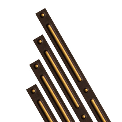 Couvre-grille en PVC peler et coller L 24 po x l 1 po