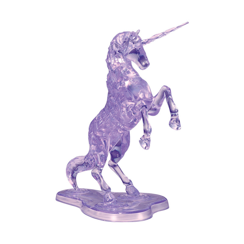 Licorne de cristal 3D