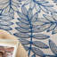 Tapis intérieur / extérieur bleu marine / ivoire Adames-795498466