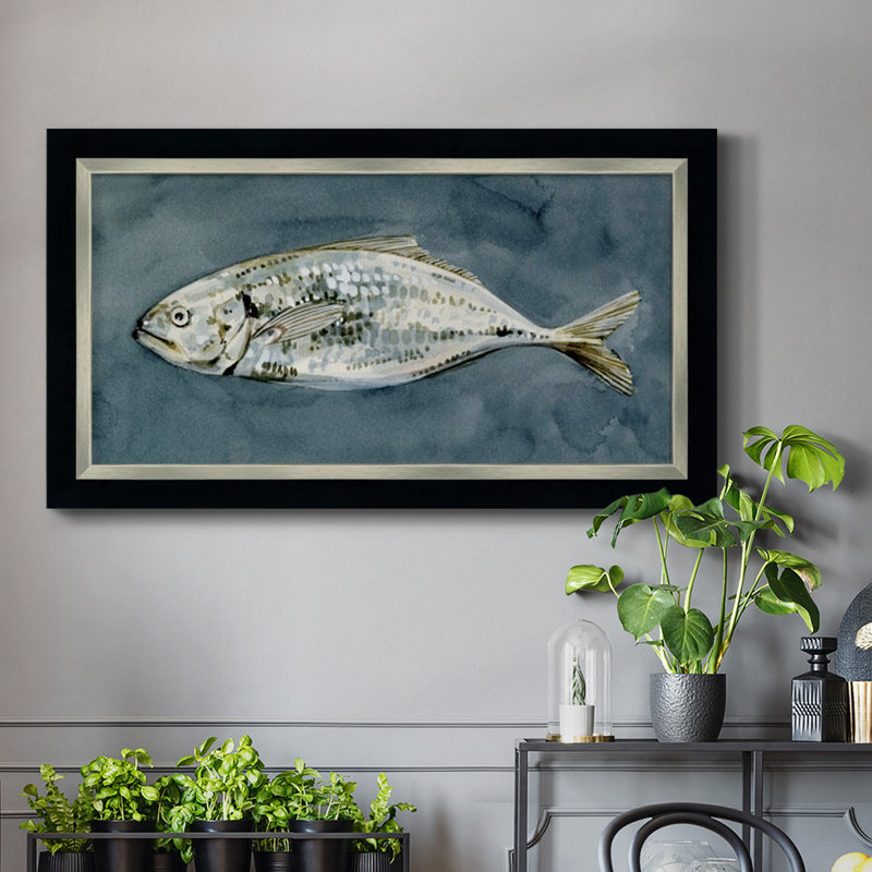 " Deep Sea Swimmer I ", 29" H x 53" W x 2.5" D