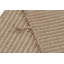 Rug & Kilim’S Accent Kilim, Square Rug In Soft, Textural Cream And Beige Stripes