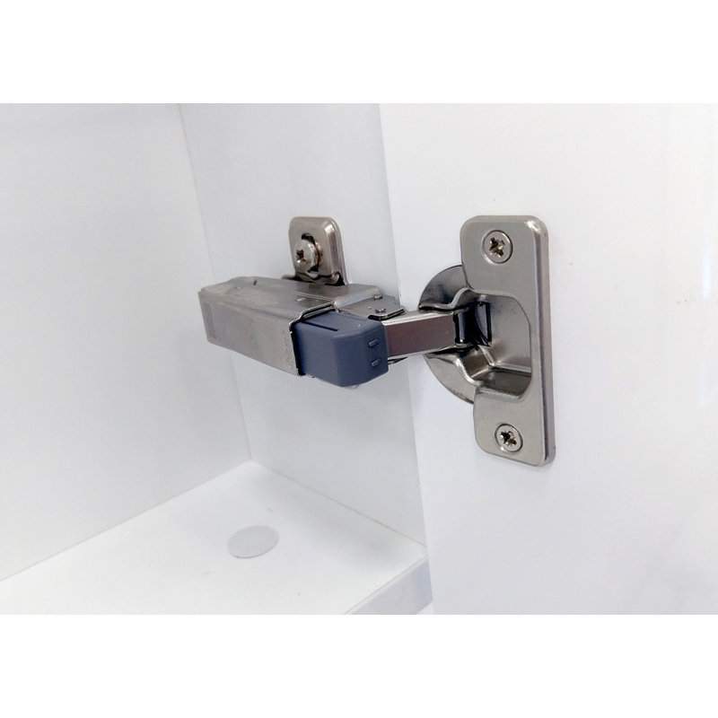 Mya 860mm W 630mm H Surface Frameless Medicine Cabinet Mirror 2 Fixed
