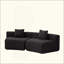 Canapé modulaire courbé Chenille-384162962