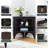 Mid Century Modern Floor Corner Cabinet-118587424