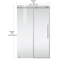 Porte de douche coulissante simple sans cadre de 47 à 48 po x H 76 po-85752668