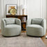 Fauteuil demi-tonneau rotatif 2 pièces