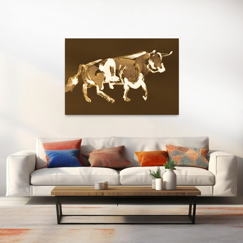 Impression sur toile, charling sépia, 40" H x 60" W