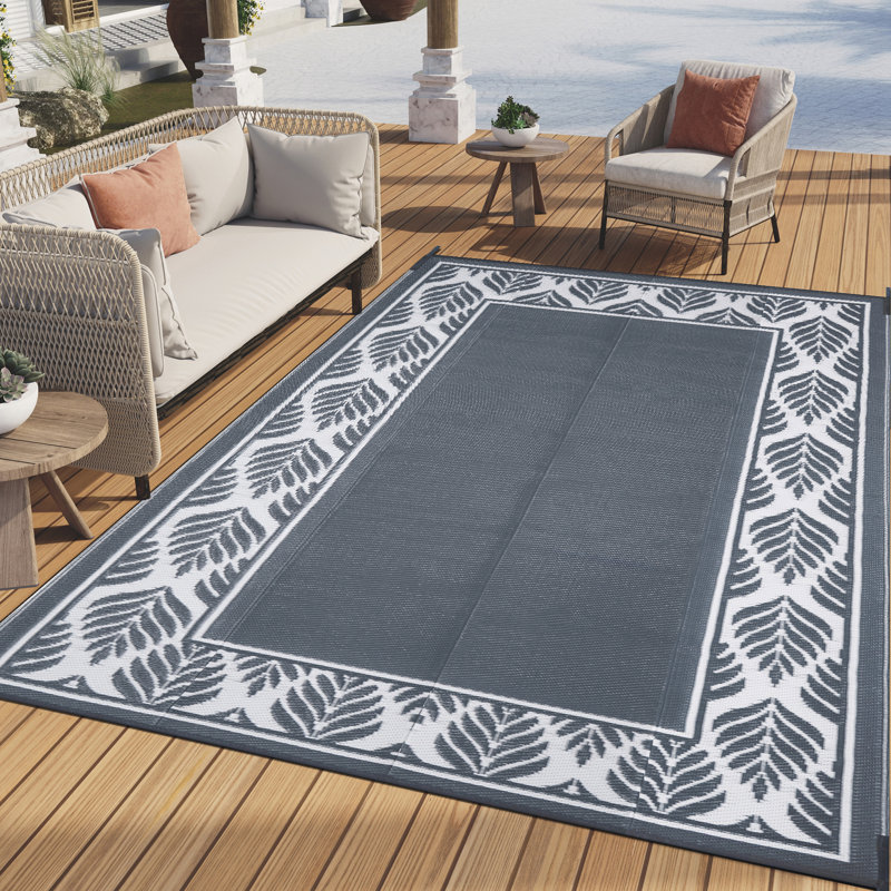 Tapis extérieur bleu marine, Rectangle 6 pi x 9 pi
