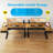 Electric Standing Desk With 4 Under-desk Drawers, Height-adjustable Desk With Built-in Power Outlets,standing Desk With Reversible Structure,home Office Desk With Hidden Desk-mounted Cable Management Tray-1255763422-1250951086