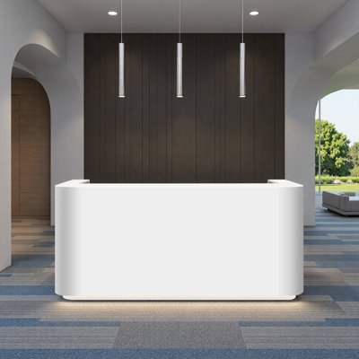 Modern  Maja For Office Front Desk With Locking Drawers And Multi Functional Storage Cabinet