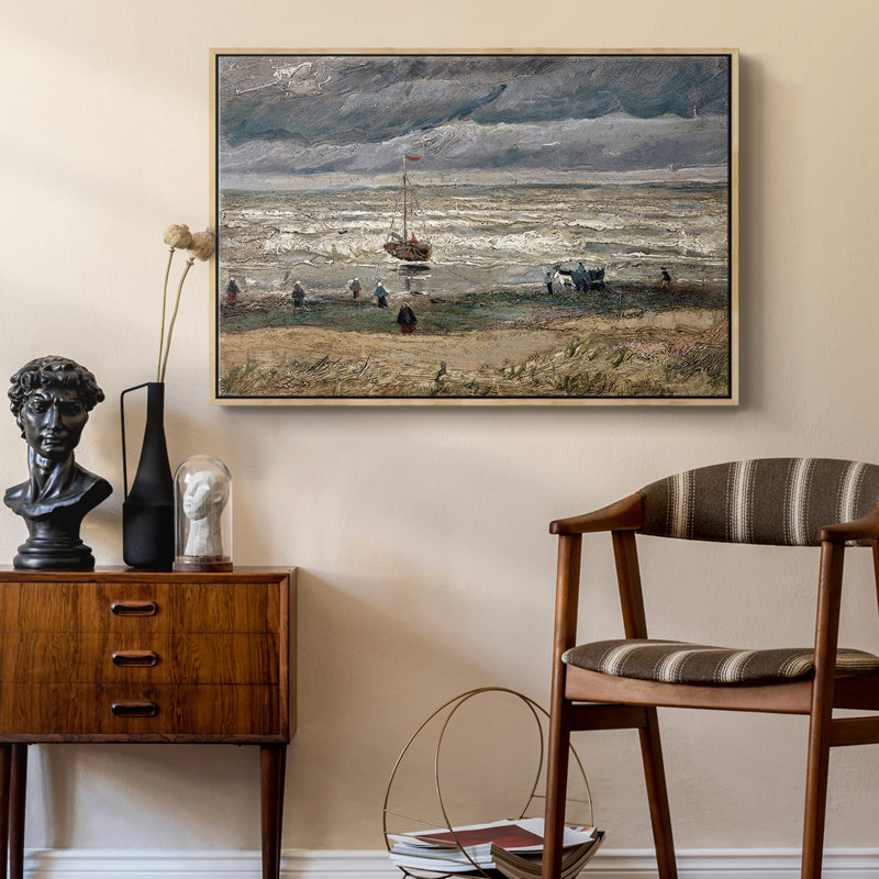 Paysage rétro - Cxxvii, H 25 po x l 37 po, Toile tendue