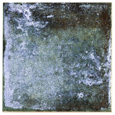 Angela Harris Dunmore 8x8 Polished Hand Painted Look Ceramic Tile