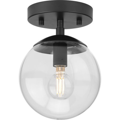 Sasheer Glass Semi Flush Mount
