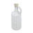 13" White Terracotta Cylinder Jug Vase
