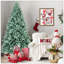 Arbre de Noël en PE / PVC - 3268 pointes, branches articulées, aspect naturel, support en métal stable, décoration des Fêtes facile à assembler