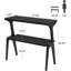 Tables de bout en bois massif peu encombrantes, style contemporain pour petits espaces