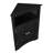 Black Sideboard Cabinet With Adjustable Shelves For Bathroom, Kitchen And Living Room - , , Easy To Clean Multifunctional Storage Corner Waterproof Surface, Assembly