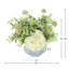 Hydrangea and Eucalyptus Faux Floral Arrangement-1093340593