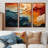 Biomorphism Organic Forms V - 3 Piece Wrapped Canvas Print-101532576-98146511