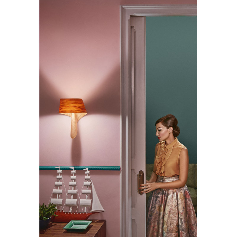 Air Wall Sconce GU24 Base, Orange, GU24 Base