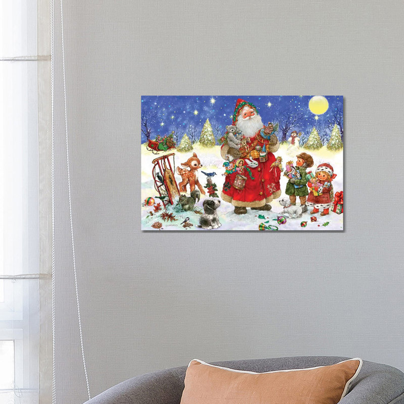 What I Want For Christmas by Giordano Studios - Wrapped Canvas Painting, 66.04 cm H x 45.72 cm W x 1.91 cm D