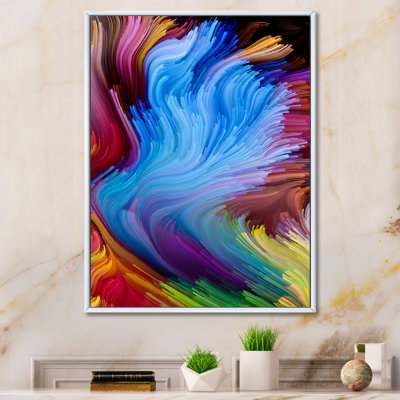 Élégance de liquide Art VI - reproduction d'art moderne sur toile