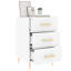 Jariel 40cm W Iron Bedside Table-1402356015