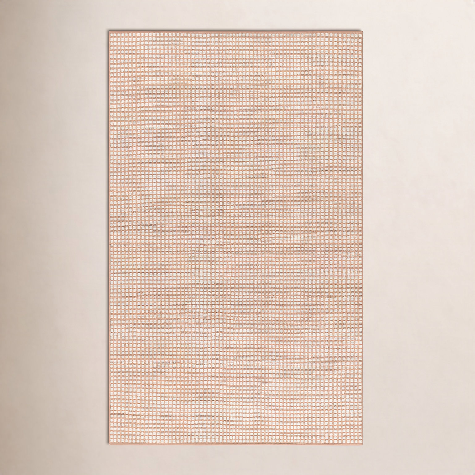 Acerra Pink Hand-Woven Geometric Outdoor Rug, Rectangle 2' x 3'