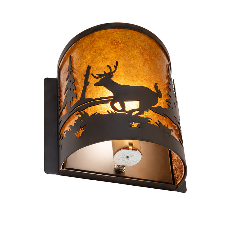 1 - Light Flush Mounted Sconce