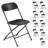 Danna Plastic Stackable Folding Chair Folding Chair Set-256630889