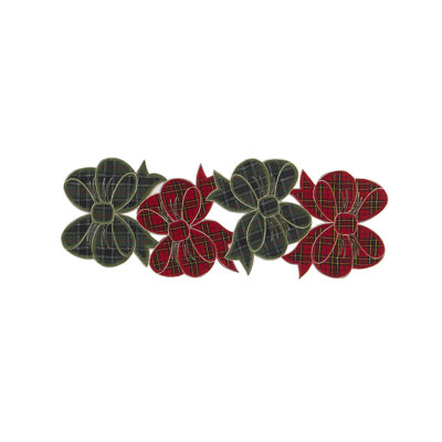Avanti Plaid Bows 36" Centerpiece