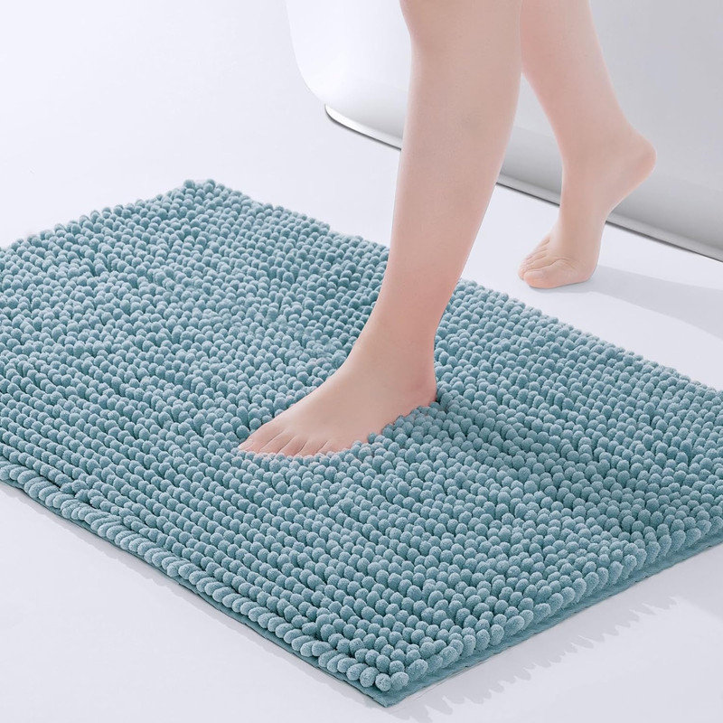 Hokku Designs Malenna Chenille Bath Mat | Wayfair