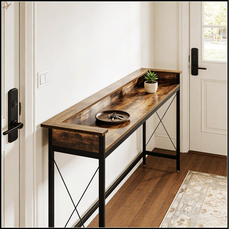 Couch Table With Electrical Outlet And USB Ports, Console And Bedside Table For Convenient Charging And Storage