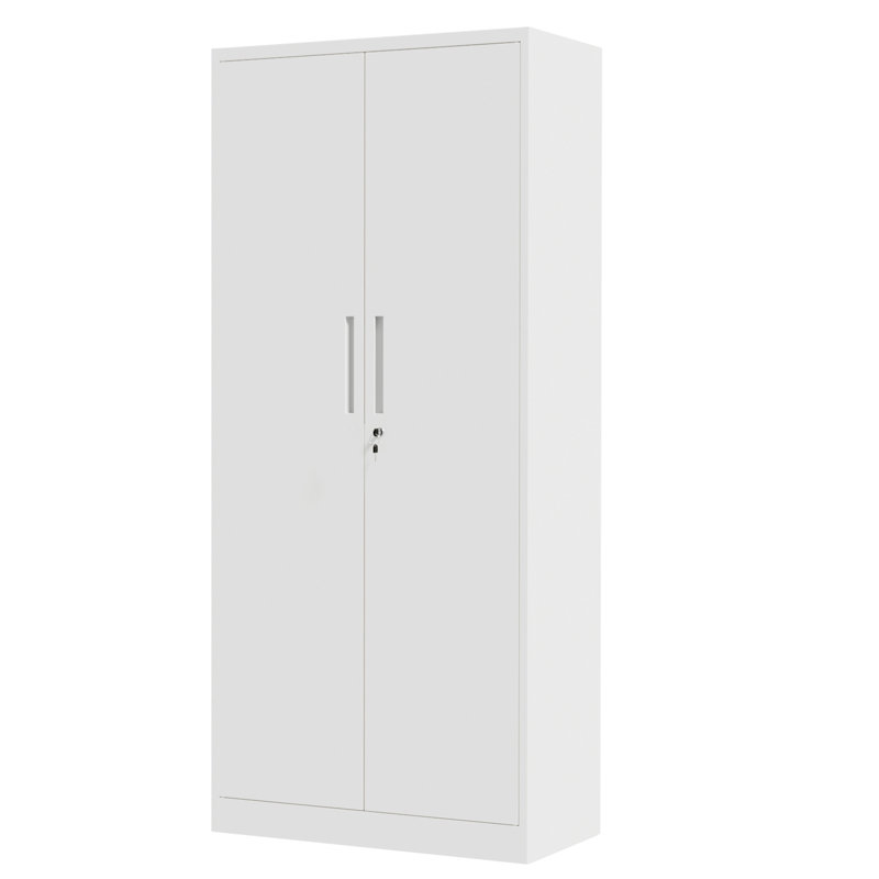 31.5" W Garage Storage Cabinet With Adjustable Shelves And Lockable Doors, White