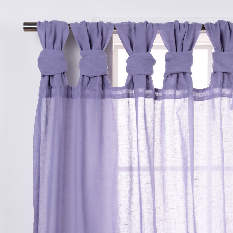 Rideau semi-transparent Tenggarong, Lilas