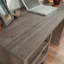 Bureau d'ordinateur, finition brune