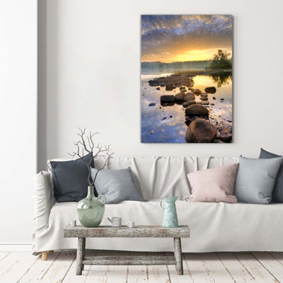 Lake - Wrapped Canvas Print