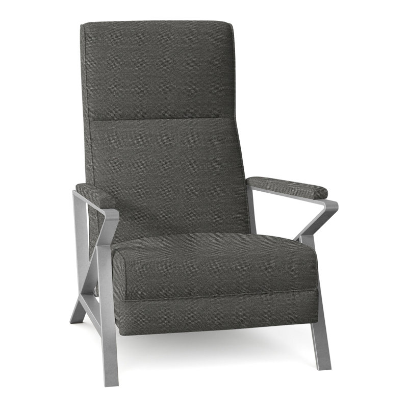 Infinity 28.25" Wide Manual Standard Recliner, Brushed Nickel, Perigold Ishi Platinum