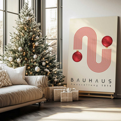 «Festive Red Bauhaus» 1919, reproduction sur toile