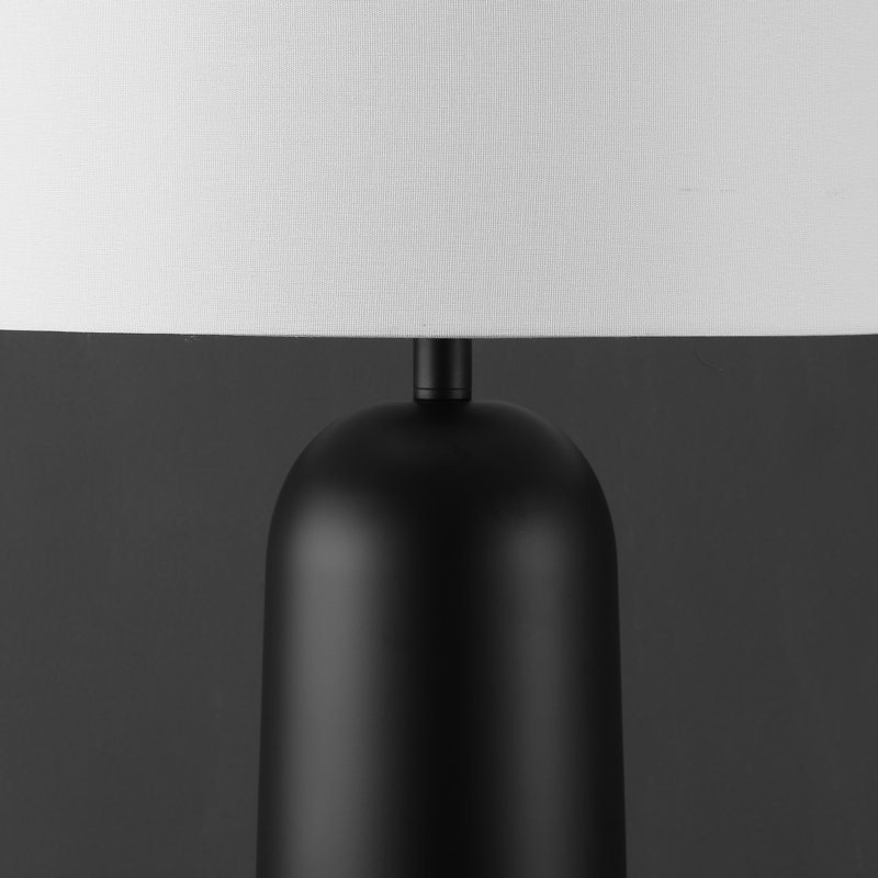 Lampe en travertin, Noir