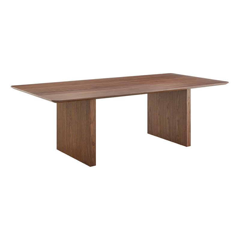 Table rectangulaire 95 "en noyer Salini