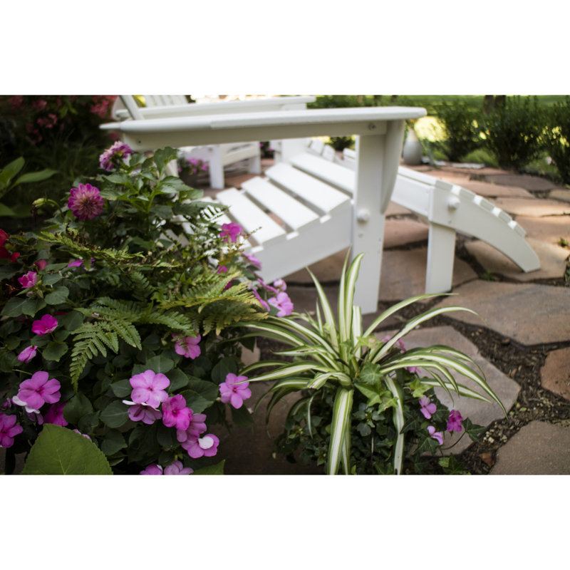 POLYWOOD Classic Adirondack 5-Piece Casual Set, White